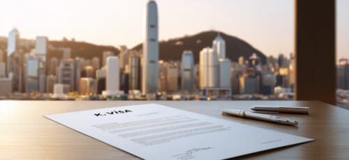 Obtener la visa K en China