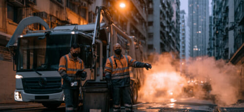 Recogida, tratamiento y eliminación de residuos: reciclaje de materiales en Hong Kong